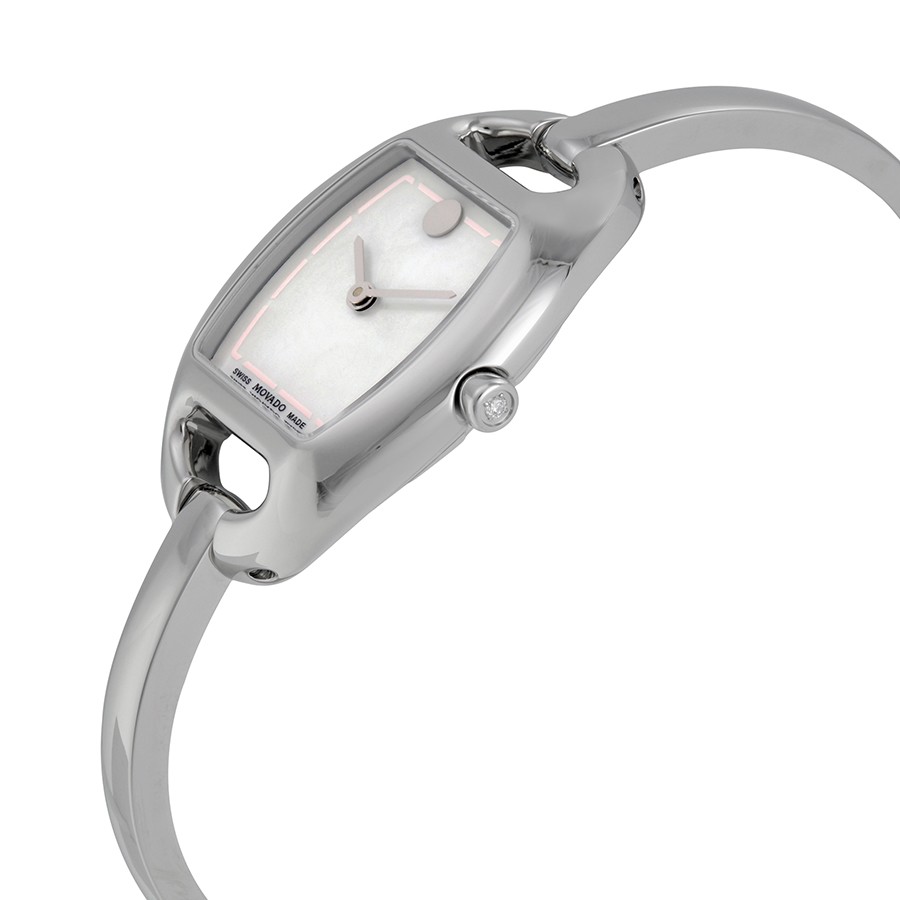 IMG_9085 Movado 0606606 Museum Ladies Quartz Stainless Steel Replica 2