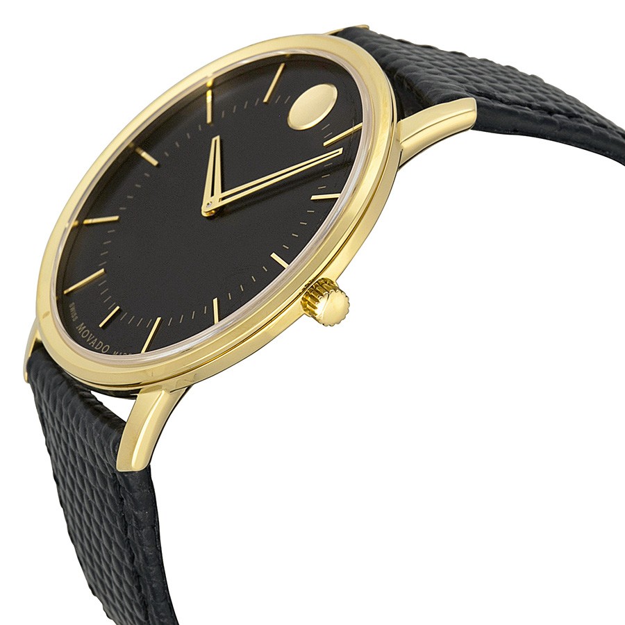 IMG_9085 Movado 0606847 Museum Mens Quartz Yellow Gold Ion-plated Stainless Steel Replica 2