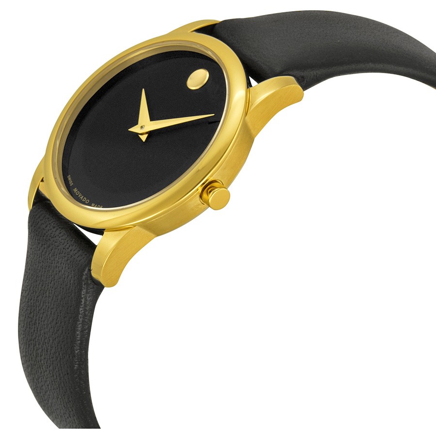 IMG_9085 Movado 606877 Museum Ladies Quartz Gold-plated Stainless Steel Replica 2