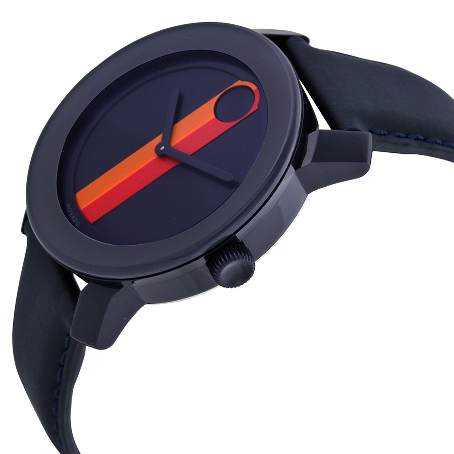 Movado 1243 Unisex Quartz Navy TR90 and Stainless Steel Replica 2
