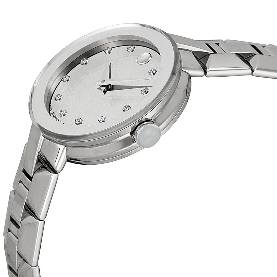 IMG_9085 Movado 0606814 Sapphire Ladies Quartz Stainless Steel Replica 2