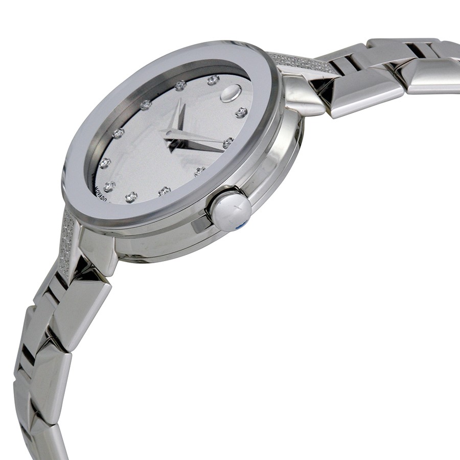 IMG_9085 Movado 0606815 Sapphire Ladies Quartz Stainless Steel Replica 2