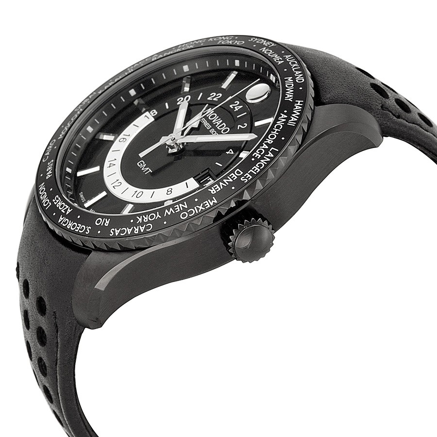 IMG_9085 Movado 2600117 Series 800 Mens Quartz Black PVD Stainless Steel Replica 2