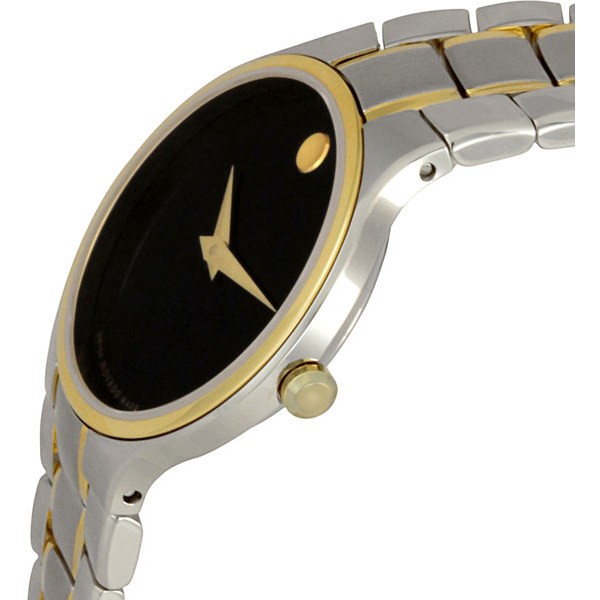 IMG_9085 Movado 606389 Serio Ladies Quartz Two Tone Stainless Steel Replica 2