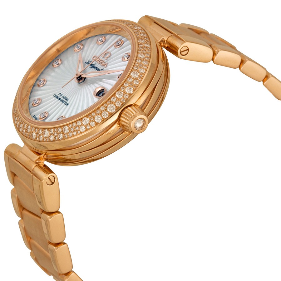 Omega 425.65.34.20.55.001 Ladies Automatic 18kt Rose Gold Replica 2
