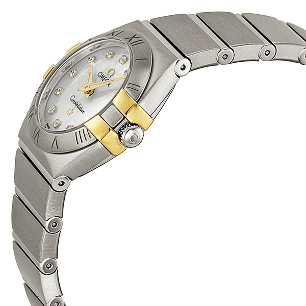 IMG_9085 Omega 123.20.24.60.55.006 Constellation Ladies Quartz Stainless Steel and 18kt Yellow Gold Replica 2