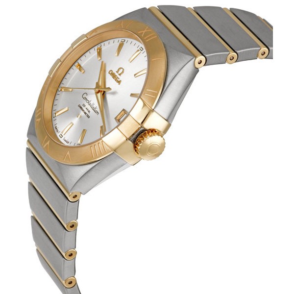 IMG_9085 Omega 123.20.38.21.02.002 Constellation Mens Automatic tainless Steel and 18kt Yellow Gold Replica 2