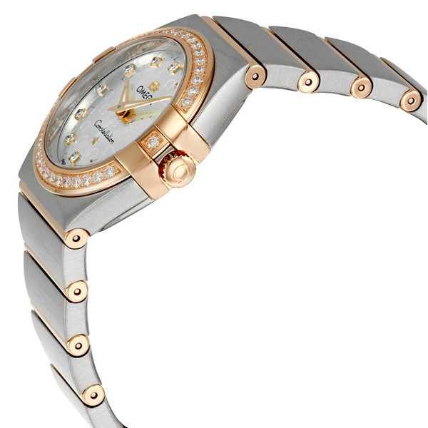 IMG_9085 Omega 123.25.27.60.52.001 Constellation Ladies Quartz Stainless Steel Replica 2