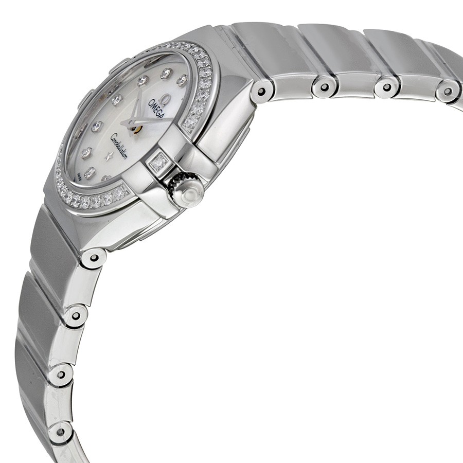IMG_9085 Omega 12315246055003 Constellation Ladies Quartz Stainless Steel Replica 2