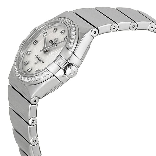 IMG_9085 Omega 12315276055003 Constellation Ladies Quartz Stainless Steel Replica 2