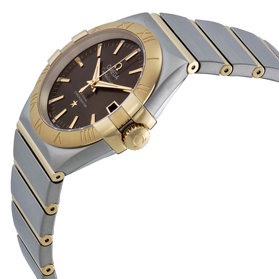 IMG_9085 Omega 12320352006001 Constellation Mens Automatic Stainless Steel and 18kt Yellow Gold Replica 2