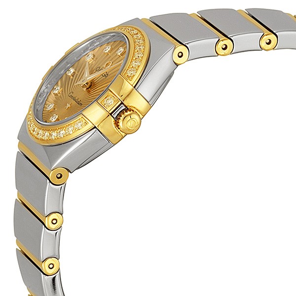 IMG_9085 Omega 12325246058002 Constellation Ladies Quartz Stainless Steel Replica 2