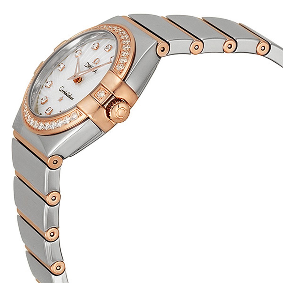 IMG_9085 Omega 12325276055006 Constellation Ladies Quartz Stainless Steel Replica 2