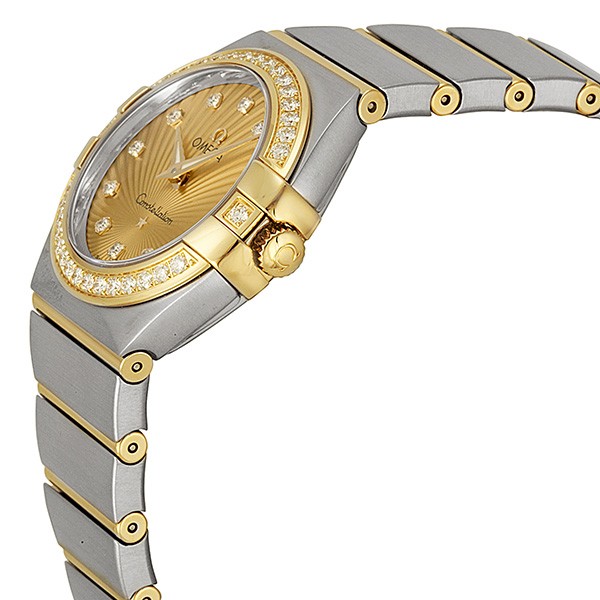 IMG_9085 Omega 12325276058001 Constellation Ladies Quartz Stainless Steel Replica 2