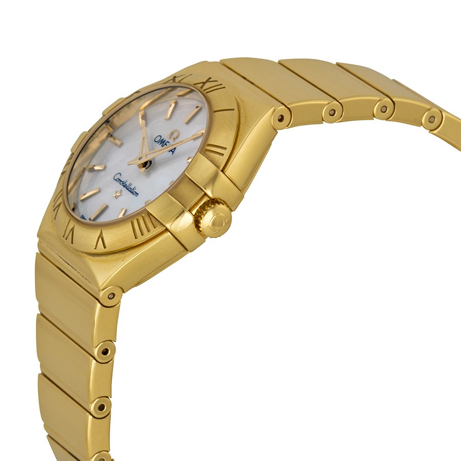 IMG_9085 Omega 12350276005004 Constellation Ladies Quartz 18kt Yellow Gold Replica 2