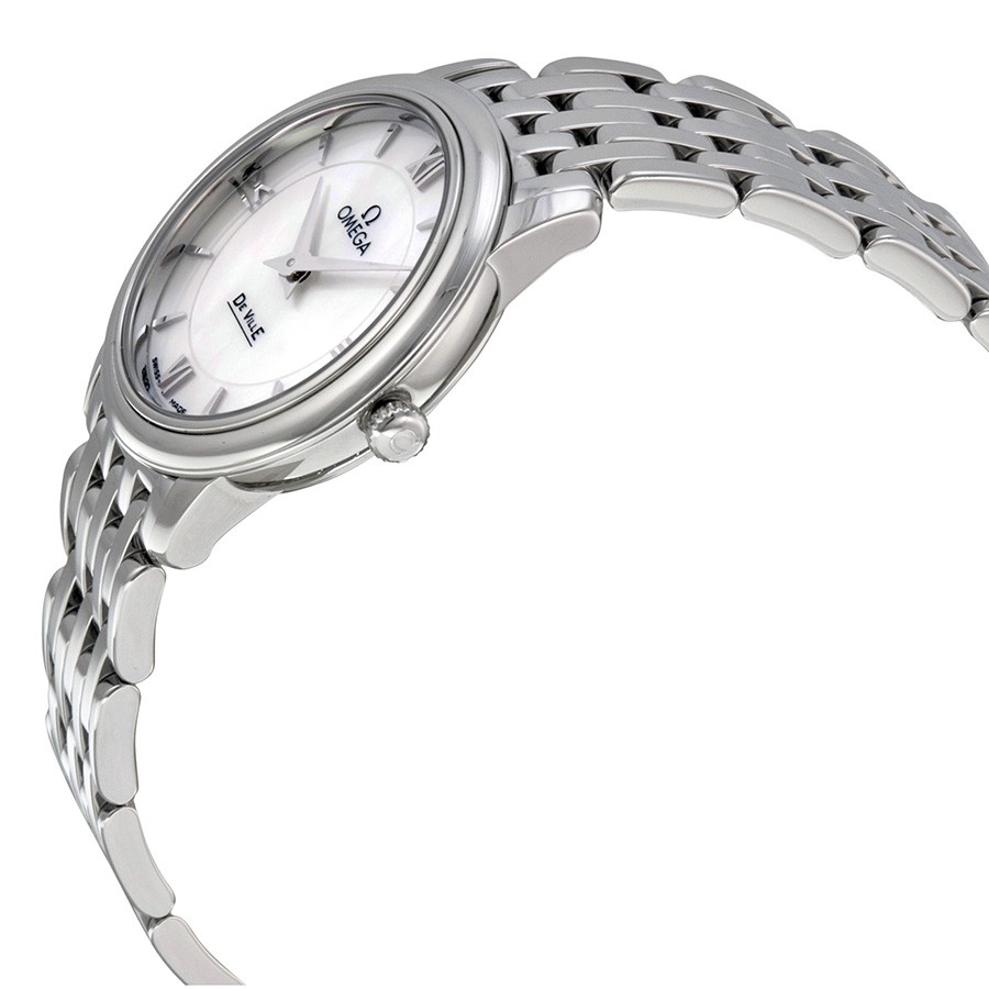 IMG_9085 Omega 424.10.27.60.05.001 DeVille Ladies Quartz Stainless Steel Replica 2