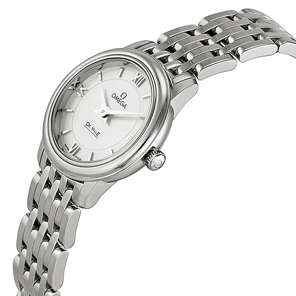 IMG_9085 Omega 42410246005001 DeVille Ladies Quartz Stainless Steel Replica 2