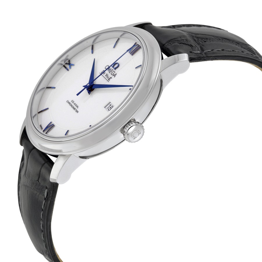 IMG_9085 Omega 42453402004001 DeVille Mens Quartz White Gold Replica 2