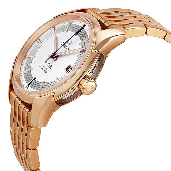 IMG_9085 Omega 431.60.41.21.02.001 DeVille Mens Automatic 18kt Rose Gold Replica 2