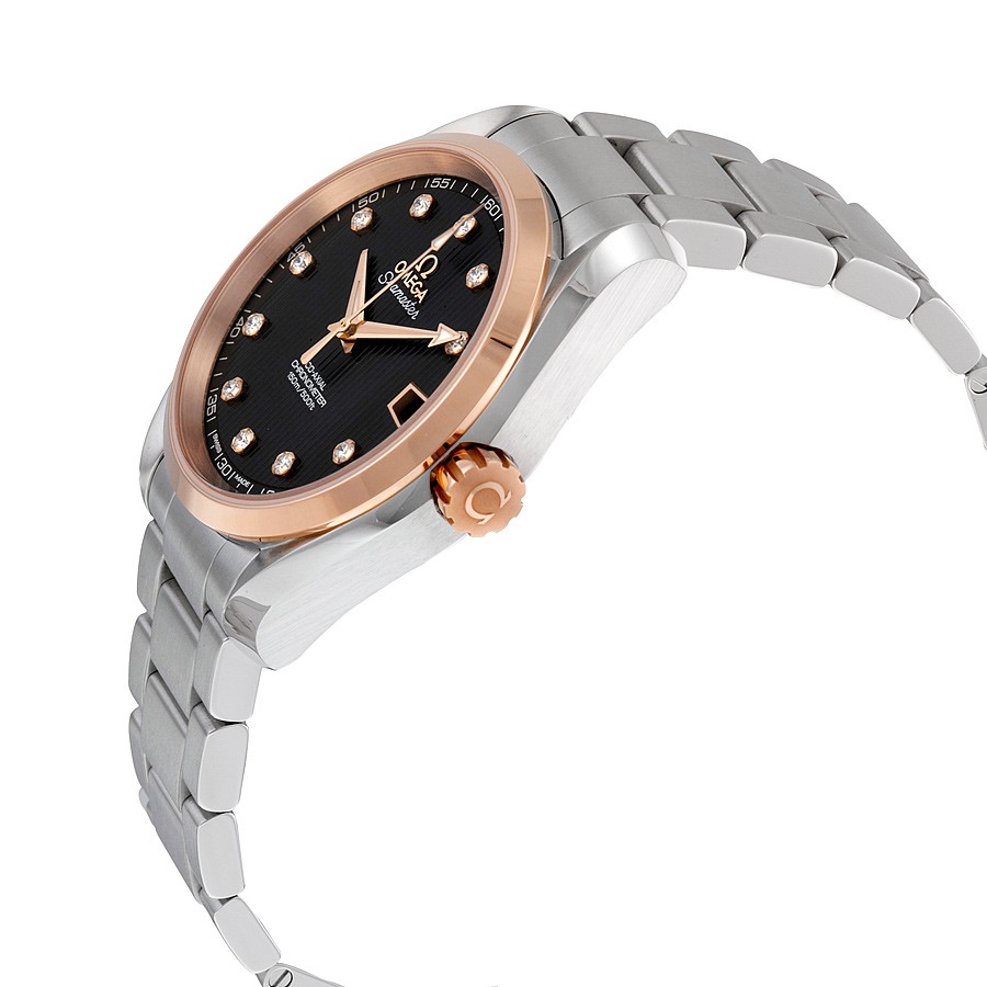 IMG_9085 Omega 231.20.39.21.51.003 Seamaster Aqua Terra Mens Automatic 18 Carat Rose Gold Replica 2