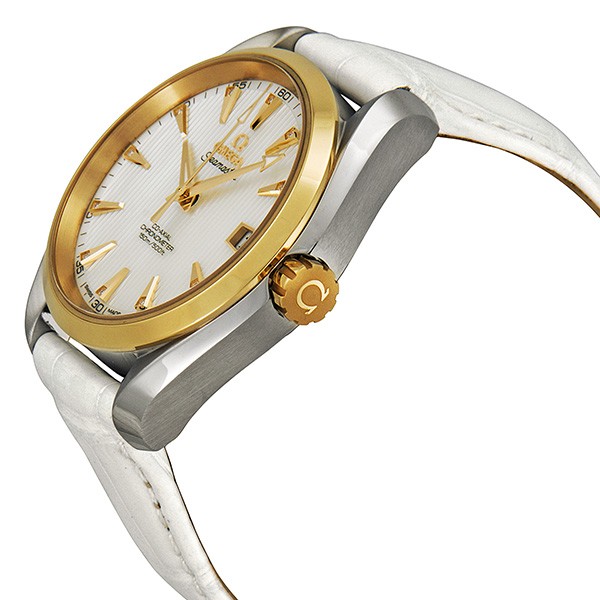 IMG_9085 Omega 231.23.39.21.55.002 Seamaster Aqua Terra Mens Automatic Solid 18 kt Gold and Steel Replica 2