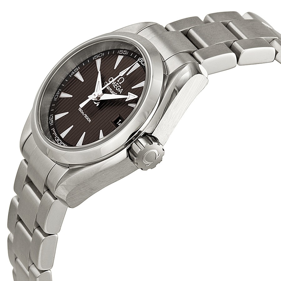 IMG_9085 Omega 23110306006001 Seamaster Aqua Terra Ladies Quartz Stainless Steel Replica 2