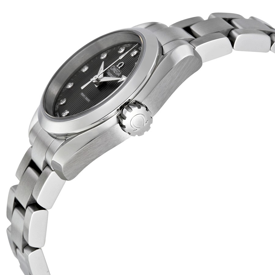 IMG_9085 Omega 23110306056001 Seamaster Aqua Terra Ladies Quartz Stainless Steel Replica 2