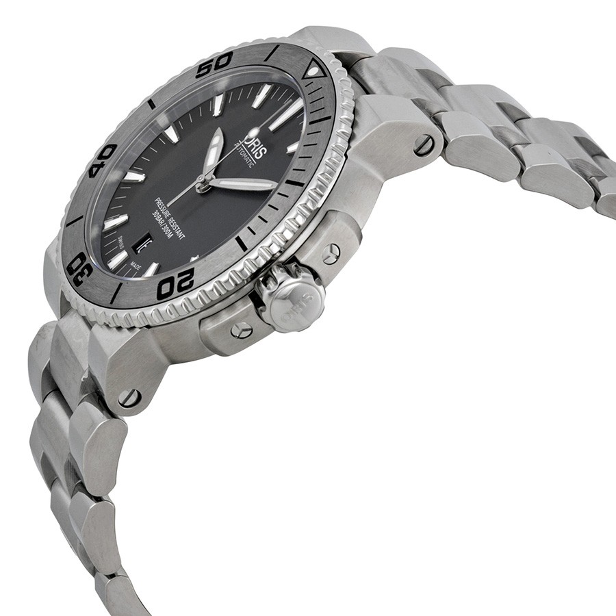 IMG_9085 Oris 01 733 7653 4153-07 8 26 01PEB Aquis Mens Automatic Stainless Steel Replica 2