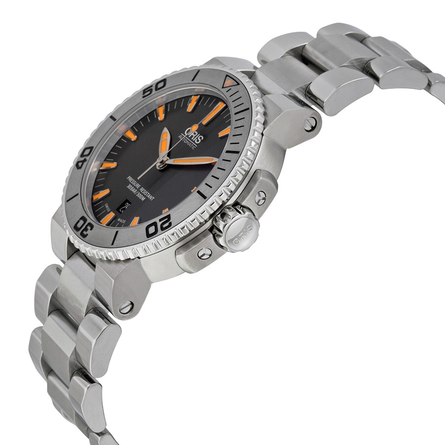 IMG_9085 Oris 01 733 7653 4158-07 8 26 01 PEB Aquis Mens Automatic Stainless Steel Replica 2