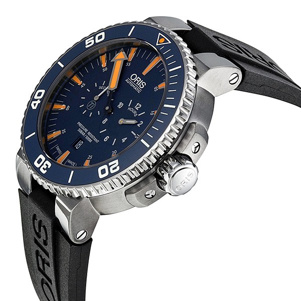 IMG_9085 Oris 01 749 7663 7185-Set RS Aquis Mens Automatic Titanium Replica 2