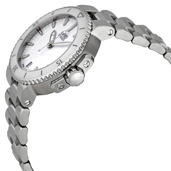 IMG_9085 Oris 733-7652-4156MB Aquis Ladies Automatic Stainless Steel Replica 2