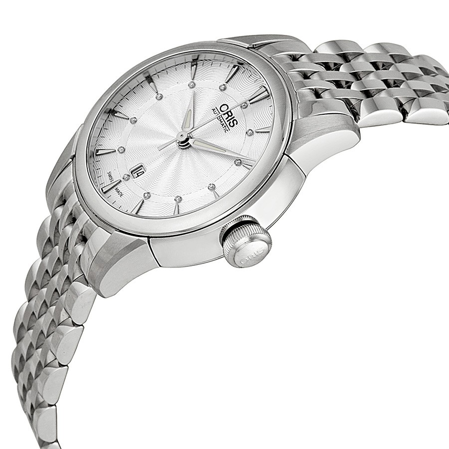 IMG_9085 Oris 01 561 7687 4051-07 8 14 77 Artelier Ladies Automatic Stainless Steel Replica 2