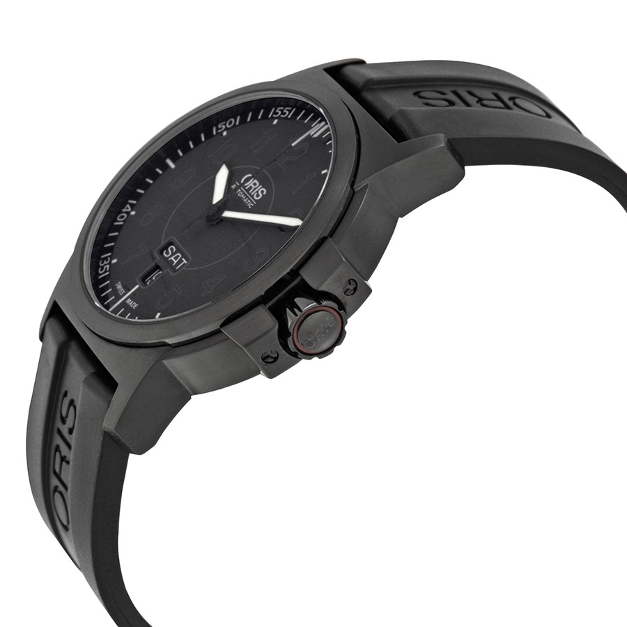 IMG_9085 Oris 01 735 7641 4764 07 4 22 05B BC3 Mens Automatic Black Ion-plated Stainless Steel Replica 2