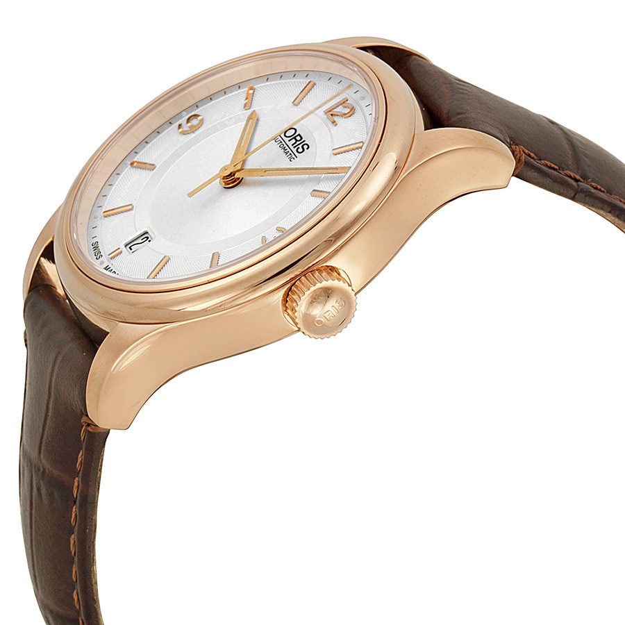 IMG_9085 Oris 01 733 7578 4831-07 6 18 10 Classic Mens Automatic Rose Gold-plated Stainless Steel Replica 2