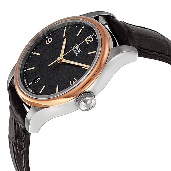 IMG_9085 Oris 733-7578-4334LS Classic Mens Automatic Stainless Steel Replica 2