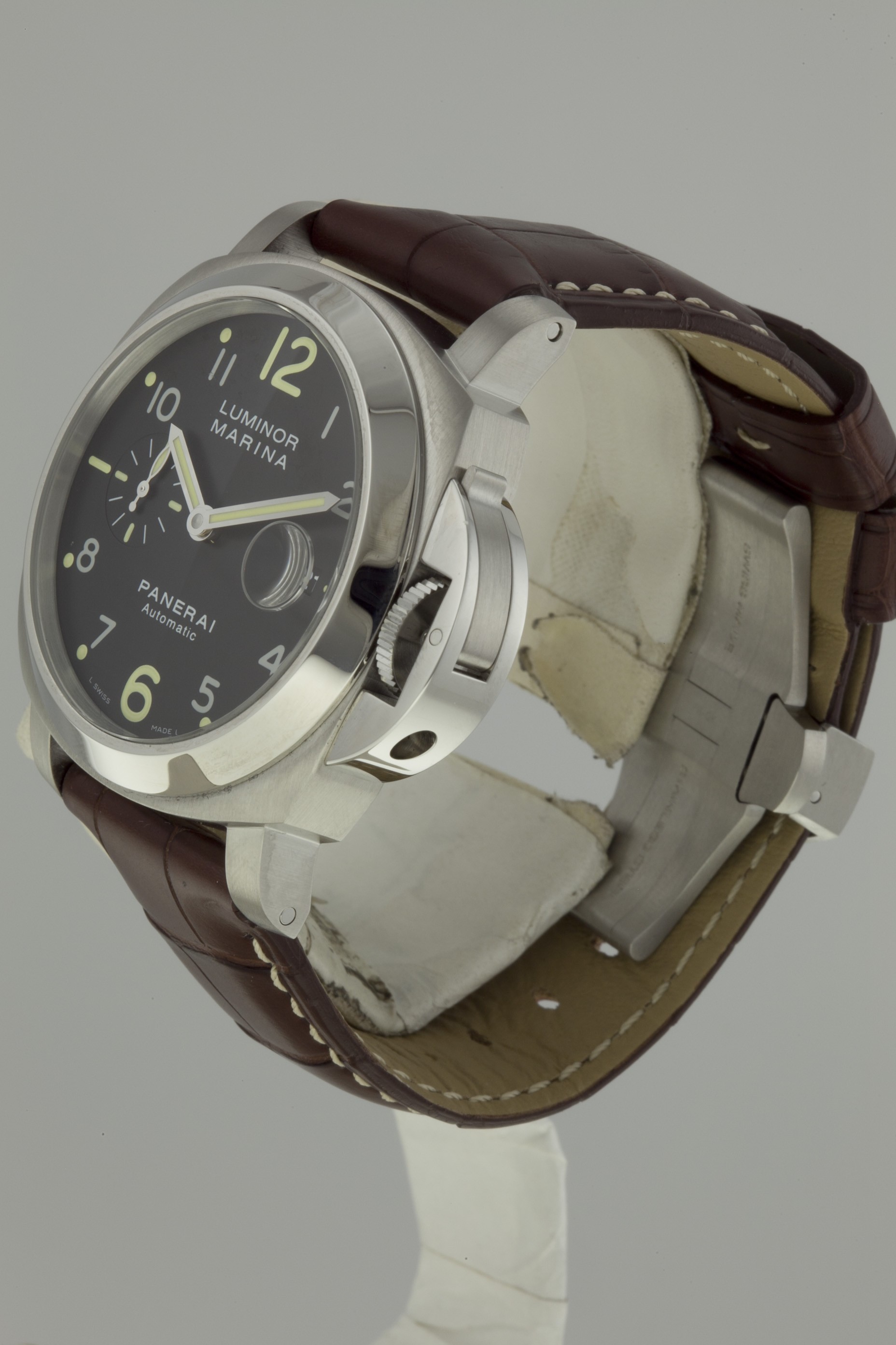 IMG_9085 Panerai PAM00164 Luminor Mens Automatic Stainless Steel Replica 2