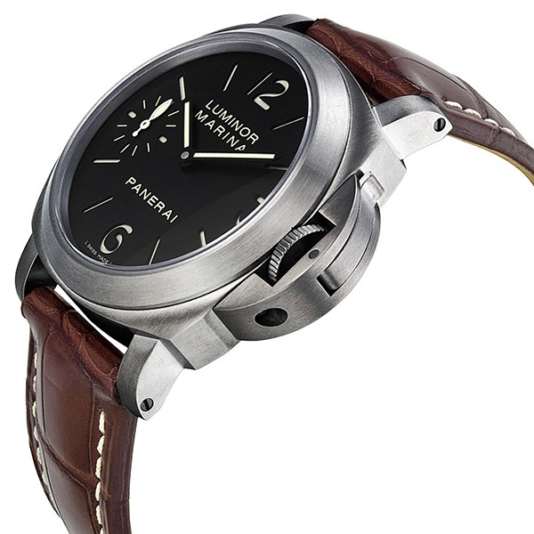 IMG_9085 Panerai PAM00177 Luminor Mens Hand Wind Titanium Replica 2
