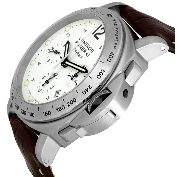 IMG_9085 Panerai PAM00251 Luminor Mens Automatic Brushed Steel Replica 2