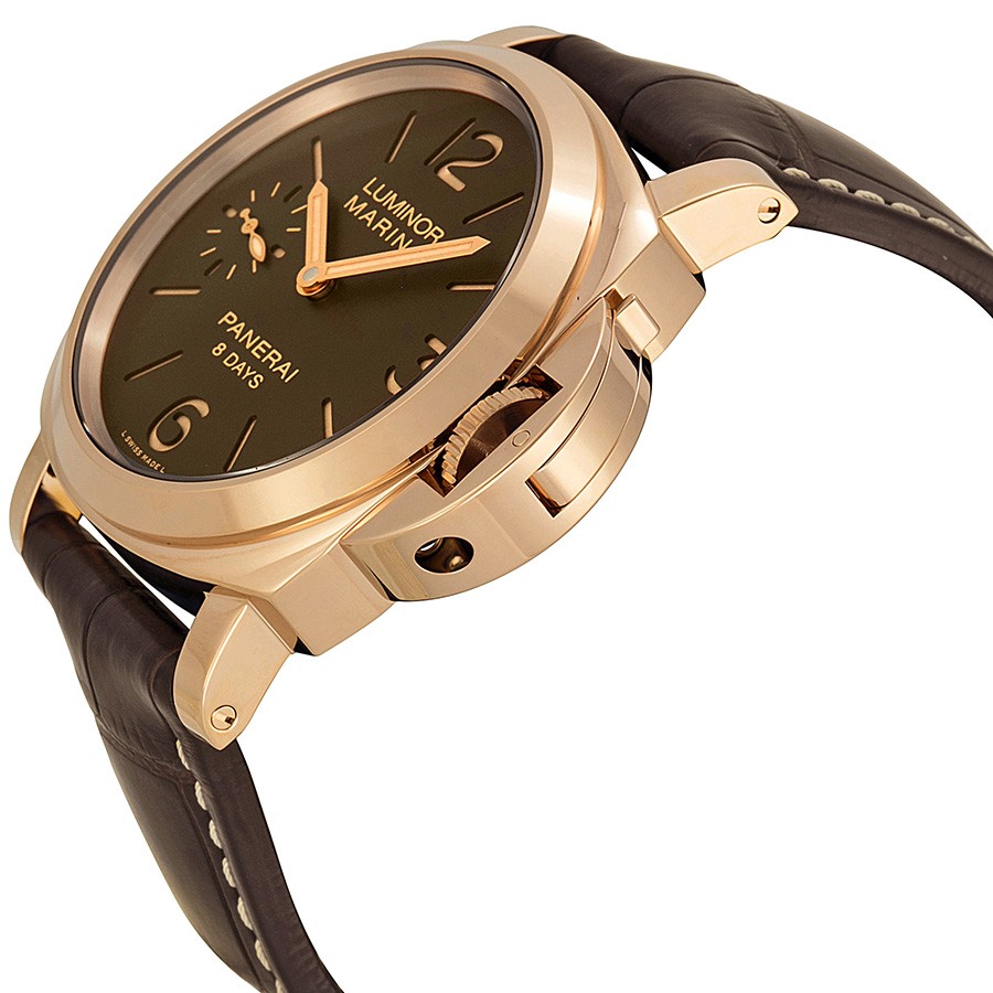 IMG_9085 Panerai PAM00511 Luminor Mens Hand Wind 18kt Rose Gold Replica 2