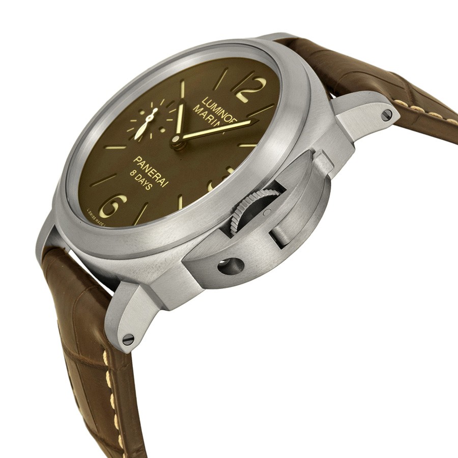 IMG_9085 Panerai PAM00564 Luminor Mens Hand Wind Titanium Replica 2