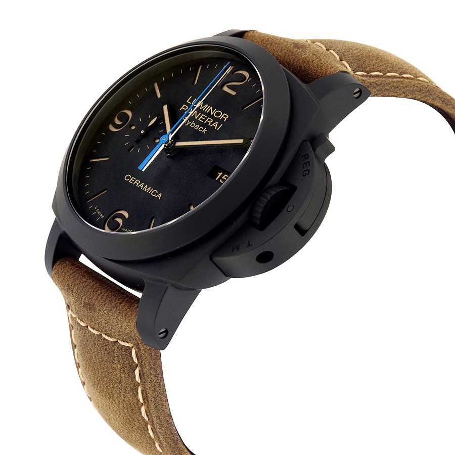 IMG_9085 Panerai PAM00580 Mens Automatic Matt Black Ceramic Replica 2