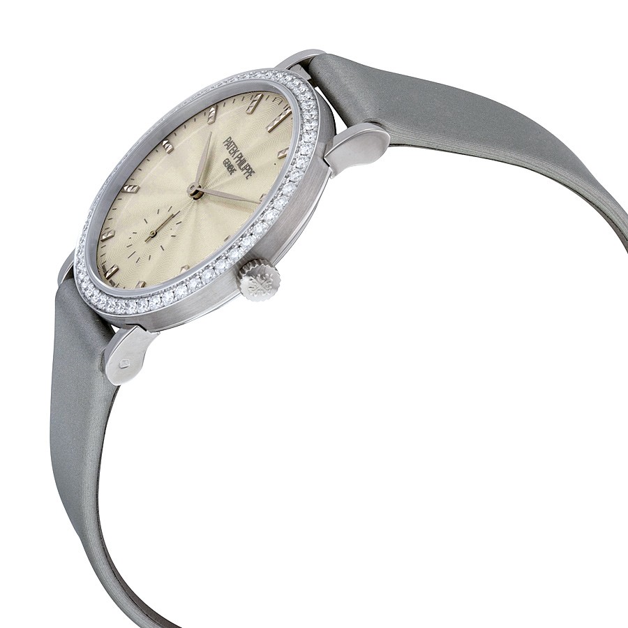 IMG_9085 Patek Philippe 7120G-001 Ladies Hand Wind 18kt White Gold Replica 2
