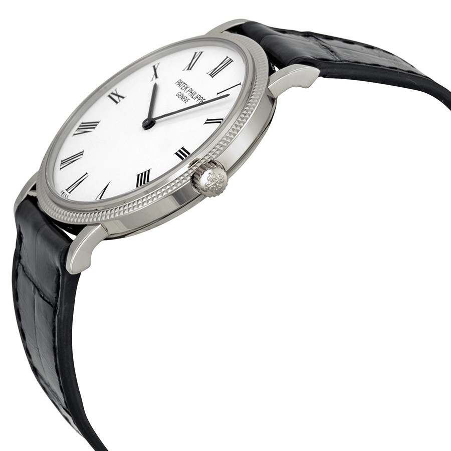 IMG_9085 Patek Philippe 5120G-001 Calatrava Mens Automatic 18k White Gold Replica 2