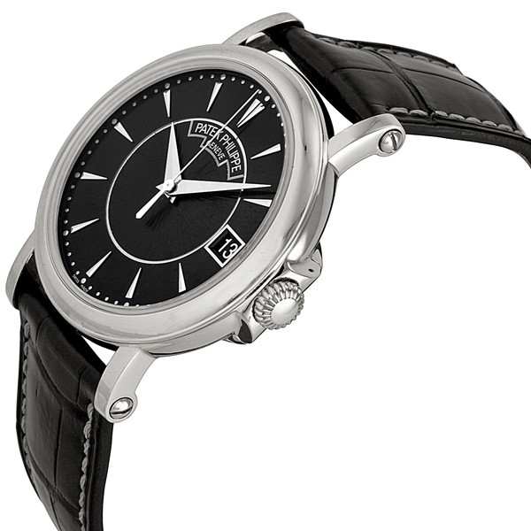 IMG_9085 Patek Philippe 5153G-001 Calatrava Mens Automatic 18k White Gold Replica 2