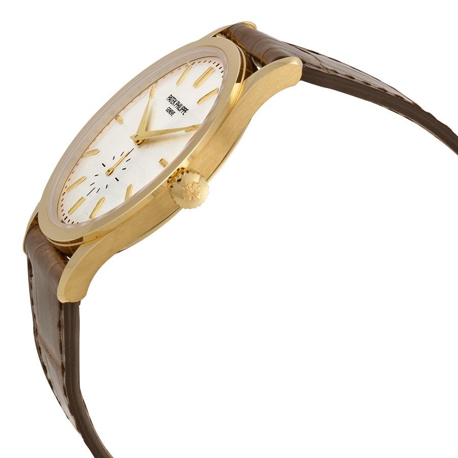 Patek Philippe 5196J-001 Calatrava Mens Hand Wind 18Kt Yellow Gold Replica 2