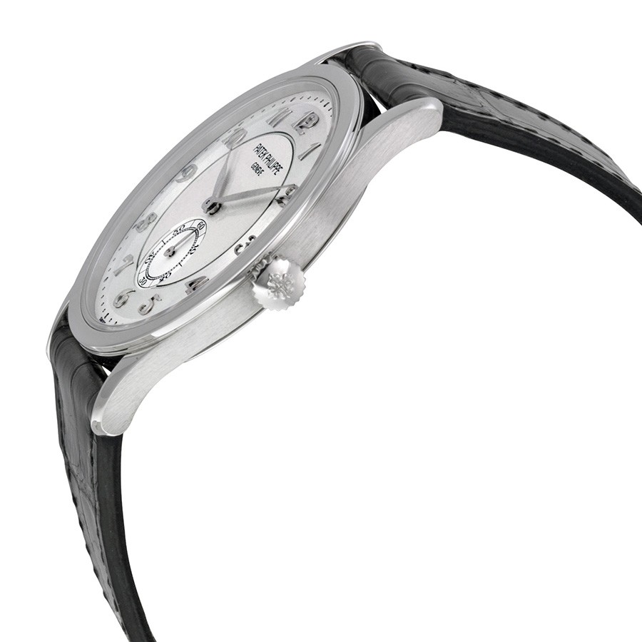 IMG_9085 Patek Philippe 5196P-001 Calatrava Mens Hand Wind 950 Platinum Replica 2