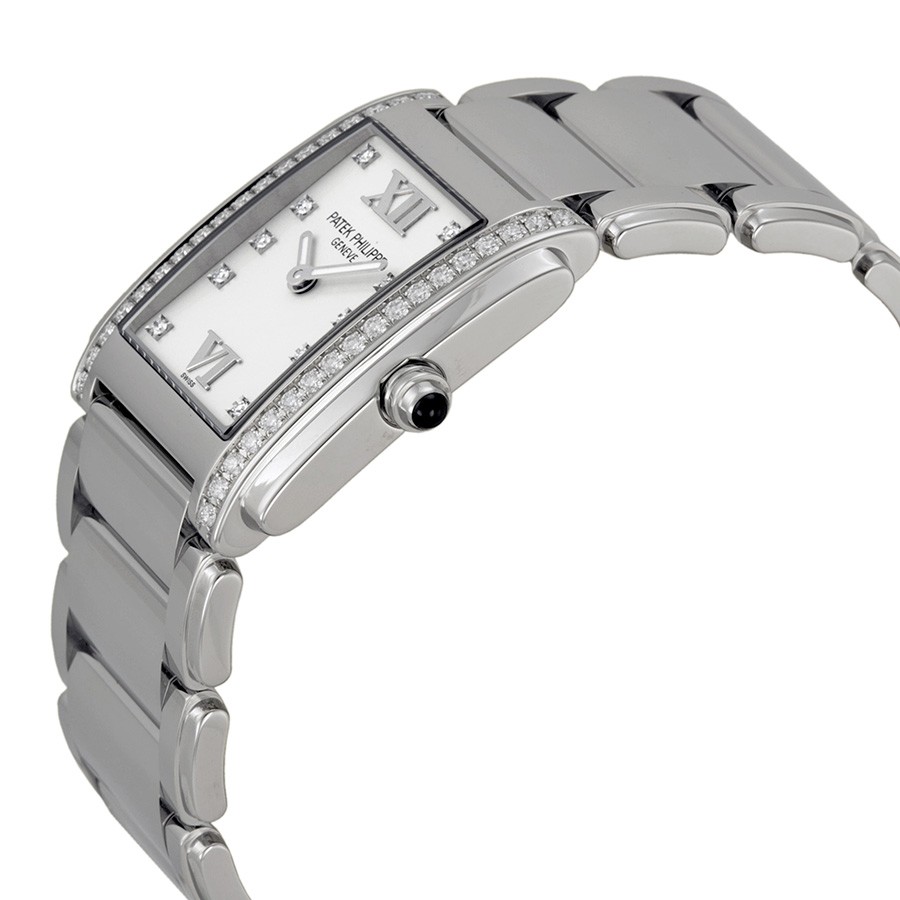 IMG_9085 Patek Philippe 4910-10A-011 Twenty~4 Ladies Quartz Stainless Steel Replica 2