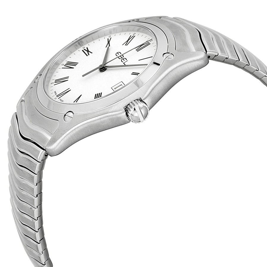 IMG_9085 Ebel 1215438 Classic Mens Quartz Stainless Steel Replica 2