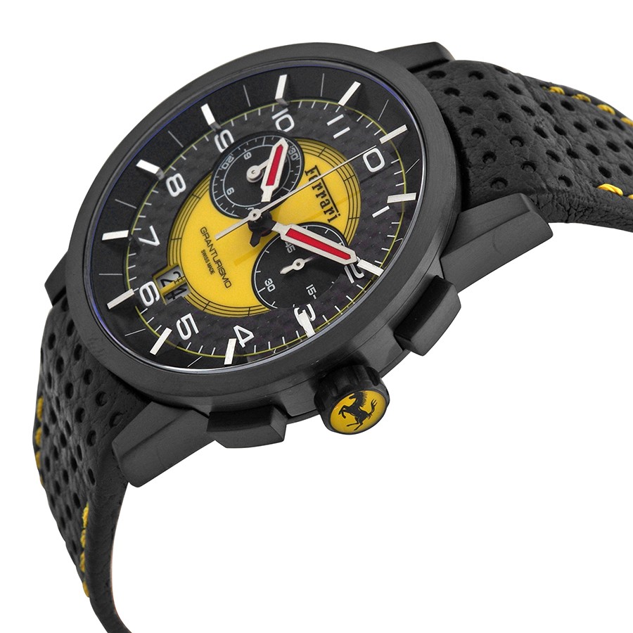 IMG_9085 Ferrari FE-11-IPB-CP-YW Mens Quartz Black PVD Stainless Steel Replica 2