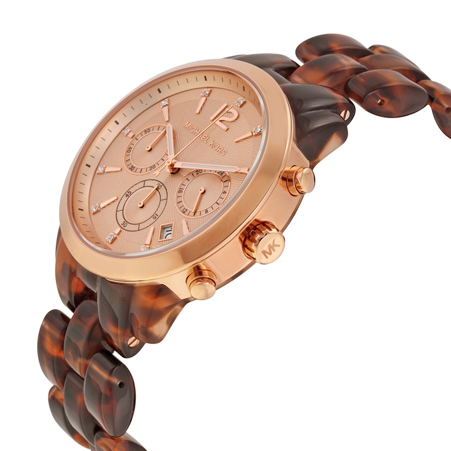IMG_9085 Michael Kors MK6199 Ladies Quartz Rose Gold-tone Stainless Steel Replica 2